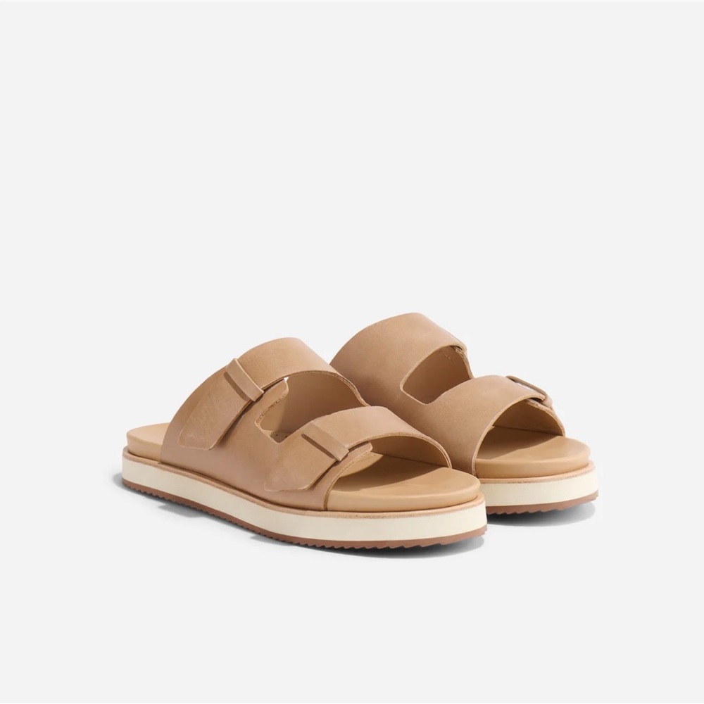 NWT Ella Flatform Slide Almond 9.5 Nisolo
